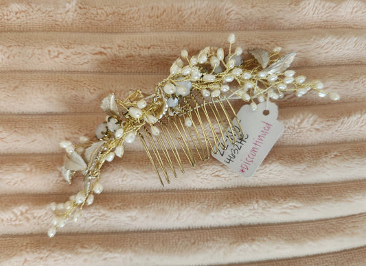 Beatrice Couture Pearl Vine Comb 4632