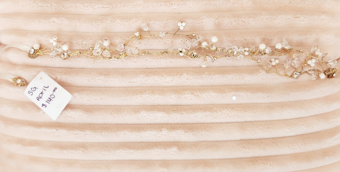 Sara Gabriel April Headpiece
